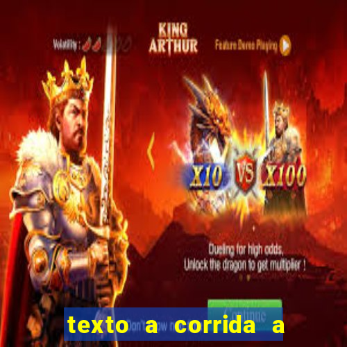 texto a corrida a lagarta lili